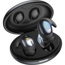 Casti True Wireless Monster Sleep Ear100, Bluetooth, Negru