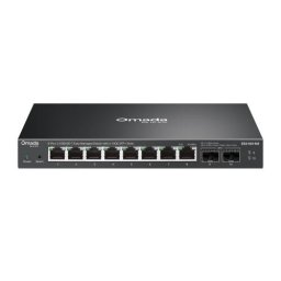 Switch TP-LINK Omada ES210X-M2, 8 porturi 2.5G, 2 Sloturi 10G SFP+ Uplink, Management, Carcasa Metalica, Negru