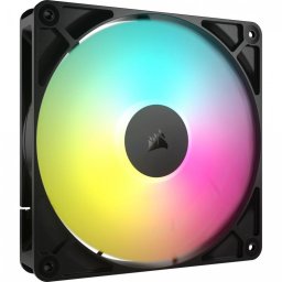 Ventilator CORSAIR RS140, ARGB, 140 mm, viteza 0.330-1700 RPM, Negru