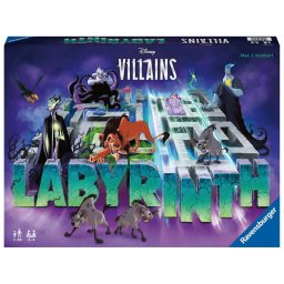 Joc labirint pentru copii Ravensburger - Labyrinth Villains, cu caractere Disney de la 7 ani, multilingv include RO