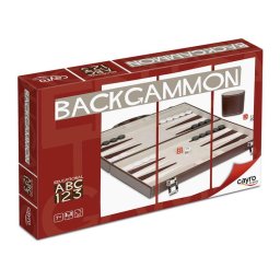Joc Table/Backgammon premium Cayro, in geanta de piele