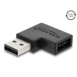 Adaptor USB-A 2.0 la EASY USB-A unghi 90 grade T-M, Delock 67630