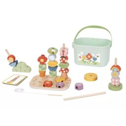 Tooky Toy: cutie educativă 5-în-1, lemn