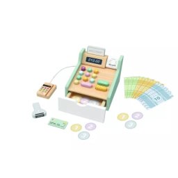 Tooky Toy: Casă de marcat din lemn cu accesorii