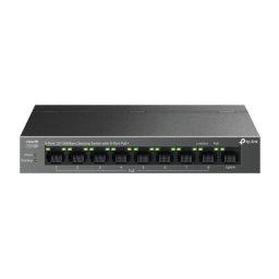 9-Port 10/100 Mbps Desktop Switch with 8-Port PoE+ PORT: 8× 10/100 Mbps PoE+ Ports, 1× 10/100 Mbps Non-PoE Port SPEC: 802.3at/af, 63 W PoE Power, Desktop Steel Case FEATURE: Extend Mode for 250m PoE Transmitting, Isolation Mode, PoE Auto Recovery, Plug