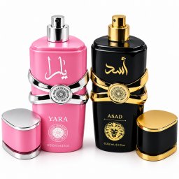 Set 2 Parfumuri Arabesti Yara si Asad, 2 x 250 ml, Parfum pentru Femei si Barbati, Arome Orientale