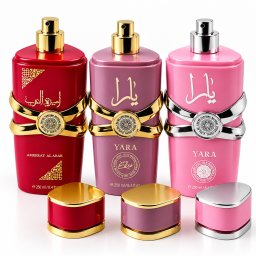 Set 3 parfumuri arabesti dama, Ameerat Al Arab si Yara, 3 x 250 ml, pentru Femei