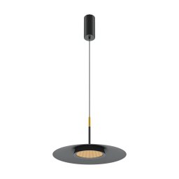 Pendul El MOD041PL-L15B3K1 — LED 12W, negru-auriu