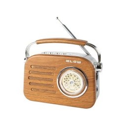BLOW 77-532# radio Portable Analog Wood