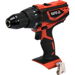 Masina de gaurit si insurubat cu percutie fara acumulatori si incarcator, Li-Ion, 18 V, - Ah, 40 Nm, led iluminare YT-82787
