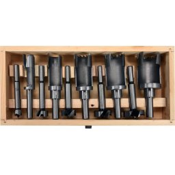 Set de burghie pentru lemn 15-35 mm, 10 buc , YT-33837