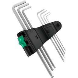 Set chei tubulare 950/9 Hex-Plus cu 2 bucăți, metrice, cromate, 9 bucăți
