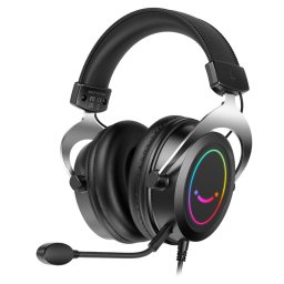 Casti Căști de studio pe ureche AmpliGame RGB cu microfon de studio