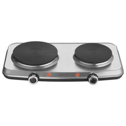 Plita Plita electrica Inox, 2 x arzatoare, portabila, 2500 W