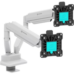 G160-BW monitor mount / stand 81.3 cm (32") Desk White, Black