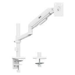 Suport monitor Monitor Mount/Hanger, Gas Spring, 17"-32", 1-10 kg, Matte White, Max. VESA 100x100, ER-691 W