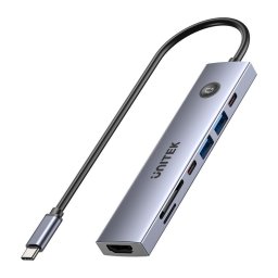 USB-C 7-in-1 PD 100W HDMI 2.0 HUB WITH ON/OFF SWITCH