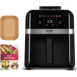Sencor SFR 9800SS INOX DUAL HEAT PLUS - Friteuză cu aer cald