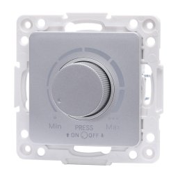 Aigostar - Dimmer fără ramă 250V/10A argintiu