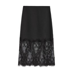 VERO MODA Fusta Vmollie Lace Hw 7/8 10352633 C-N10 black