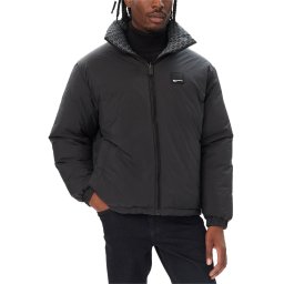 KARL LAGERFELD Geacă Klj Reg Reversible Aop Puffer B4M15031 a80 black-klj aop logo