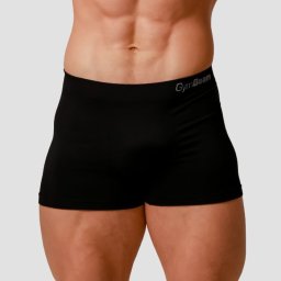 GymBeam Boxeri pentru bărbați Seamless 2Pack Black XXXL