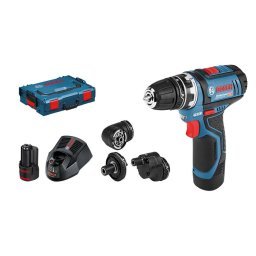 Bosch Bosch Powertools Professional GSR 12V-15 FC Flexiclick cordless screw driller + case + 2 Batteries 2.0Ah - 06019F6000