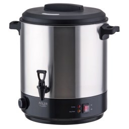 Vas electric pentru pasteurizare si fierbere Adler AD 4538, 3000 W, 28 l, 30-100°C, Menținere a caldurii, Indicator luminos, Otel inoxidabil/Negru