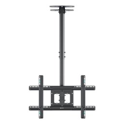 Ceiling mount for TV 32"-80" max 68 kg, tilt-swivel, black