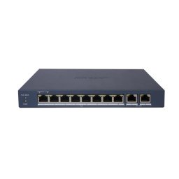 Switch PoE Hikvision, 8 porturi Gigabit PoE, 2 porturi Gigabit RJ45, buget PoE 80W, smart managed, VLAN, PoE Watchdog, DS-3E1510P-EI/M(B)