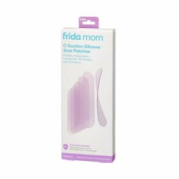 Plasturi pentru cicatrice cezariana, frida mom, 6 bucati, 20 cm, reutilizabile, hidratante, flexibile, rezistente la apa, cu husa de protectie, transparent