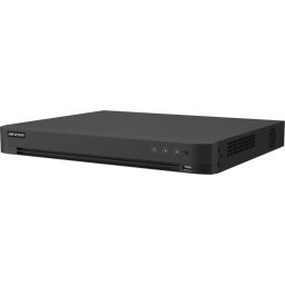 DVR Hikvision AcuSense 16 canale 5MP cu PoC, audio si 2x SATA