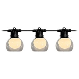 Ghirlanda LED decorativa 8 m cu 10 becuri, lumina calda 3000K