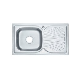 Chiuveta bucatarie Leziter Boli din inox, cu bazin si picurator