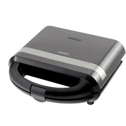 Sandwich Maker HEINNER SM-H700BK, 700W, Plăci Grill, Black