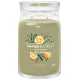 Yankee Candle Signature Sage & Citrus Świeca Duża 567g