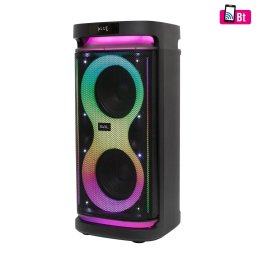 Boxa party, 20 cm, acumulator, BT, LED