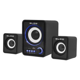 Boxa portabila BLOW 66-377# loudspeaker 3-way 3 W Black Wireless