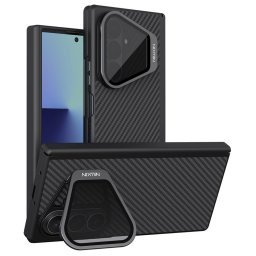 Husa Husa pentru Samsung Galaxy Z Fold8 Ultra - Nillkin CarboProp Magnetic ( (with Transparent Black Lens Cover) - Black