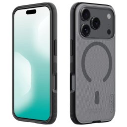 Husa Husa pentru iPhone 18 Pro Max / iPhone 17 Pro Max - Nillkin Super Frosted Shield Pro Magnetic - Transparent Black