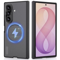 Husa Husa pentru Samsung Galaxy Z Fold8 Ultra - Nillkin Super Frosted Shield Fold Magnetic - Transparent Black