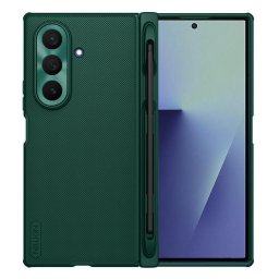 Husa Husa pentru Samsung Galaxy Z Fold7 - Nillkin Super Frosted Shield Fold Magnetic Pen Holder - Dark Green