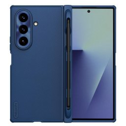 Husa Husa pentru Samsung Galaxy Z Fold7 - Nillkin Super Frosted Shield Fold Magnetic Pen Holder - Blue