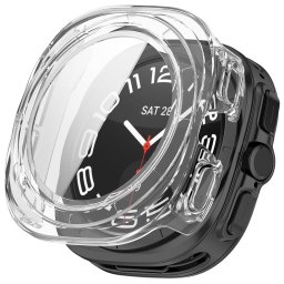 Husa Husa pentru Samsung Galaxy Watch Ultra 2 + Folie - Techsuit Defense360 Pro - Clear