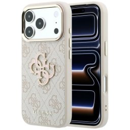 Husa Husa pentru iPhone 18 Pro Max / iPhone 17 Pro Max - Guess Hardcase 4G Big Resin Logo (GUHCP18X6P4SRMLP) - Pink