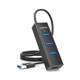 Y-3089V01 interface hub USB 3.2 Gen 1 (3.1 Gen 1) Type-A 5000 Mbit/s Black