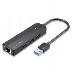 Hub 5w1 USB 3.0 + adapter Gigabit Ethernet