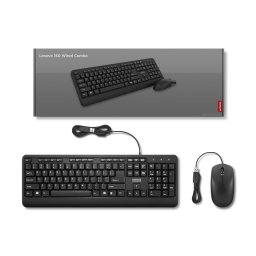 Tastatura 160 keyboard Mouse included Home/Office USB US English Black