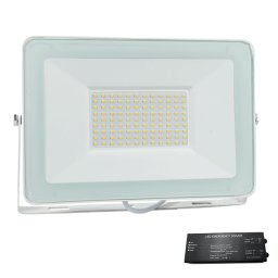 Proiector, LED, VEGA100, Slim, SMD, 100W, 3000K, Alb, + Kit Emergenta, IP65