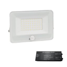 Proiector, LED, VEGA30, Slim, SMD, 30W, 5500K, Cu Senzor, Alb, + Kit Emergenta, IP65